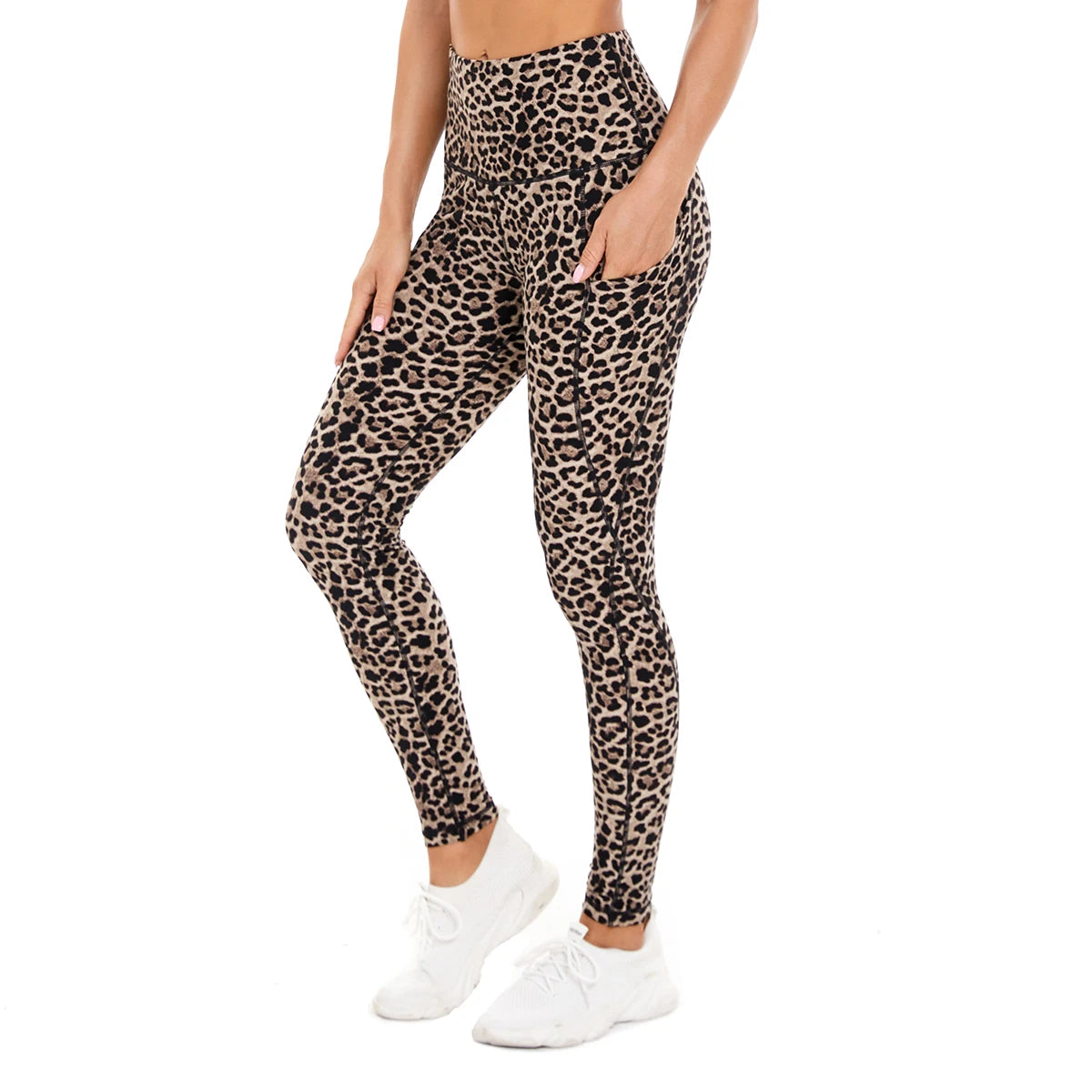 Custom LOGO Digital Printed Casual High Waist SEAMED Super Soft Breathable Spandex/Polyester Knitted Workout Leggings for Women