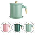 Online Top Seller Japanese Style 1.4L 1.7L Filter Kitchen Cooking Stainless Steel Metal Olive Oil Container Oil Strainer Pot