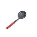 Elegant Italian Kitchen Utensils Red Black Handle Nylon Pots Pans Gnocchi Pasta Tray Plastic Fruit Skimmer Slotted Tools Tomatto