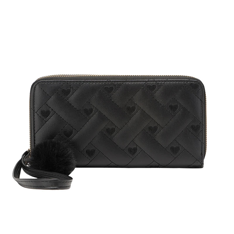 Trendy Lady Clutch Purse Bag New Model Double Layer Zipper Women Fashion PU Leather Wallet for Woman