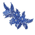 A New 3D Sequin Diamond Patch Southeast Asia Headband Decoration Water-soluble Embroidery Lace Applique Patchs ST01