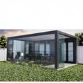 Aluminum Louvered Pergola with Flip Blades Fast Delivery for Balcony and Outdoor Small Spaces Use