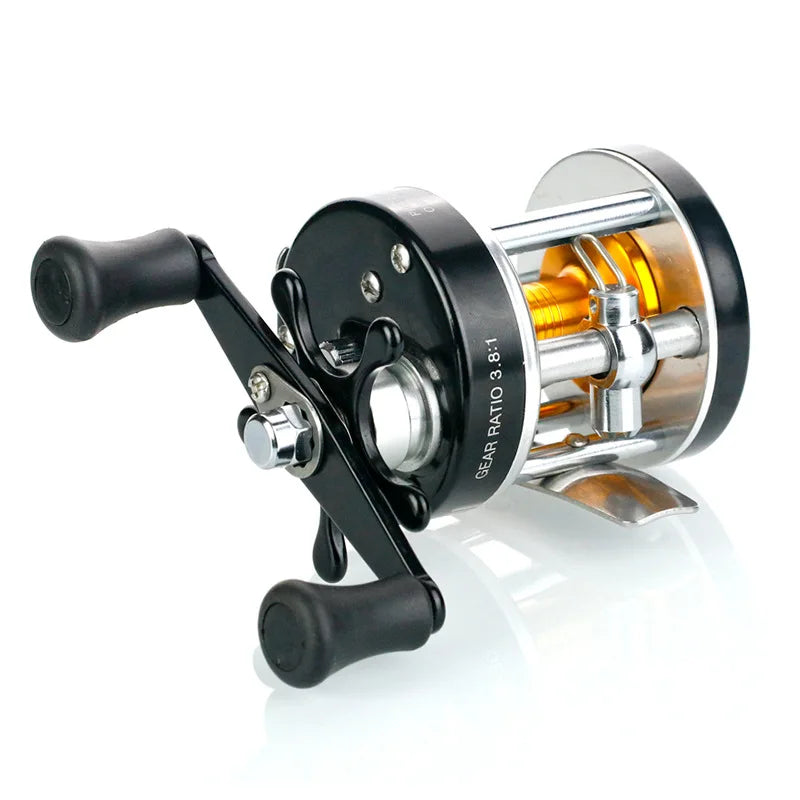 2+1BB Speed Ratio 3.8:1 Top Quality Slow Saltwater Fishing Stainless Trolling Reel Aluminum Metal Jigging Reels