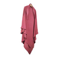 Wholesale Wrinkle Crepe Khimaar One Layers Hijab Abaya Prayer Long Veil Front Swing Scarf Hood Shawl for Women Moderate Hijab