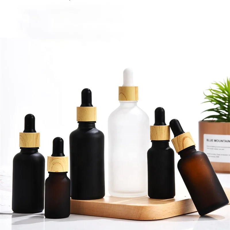 5ml 10ml 15ml 20ml 30ml 50ml 100ml Perfume Essential Oil Serum Glass Cosmetic Packaging Dropper Bottle