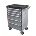 CE 6/7 Drawers Cold Rolled Steel Damping Slide Cabinet Cart Storage Tool Trolley with 201 Pcs Tool Sets OEM 3-Year Warranty