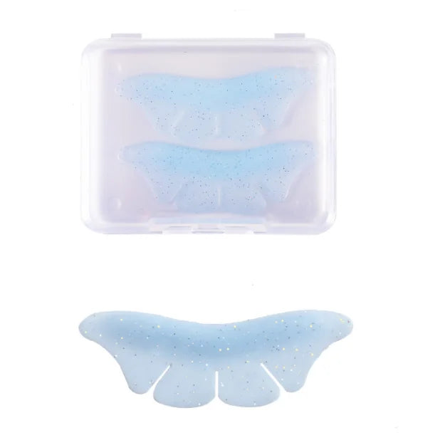 Self-Sticky Soft Lash Lifting Bottom Lashes Rods Sheilds Butterfly Silicone Under Eye Pad for Lash Perming