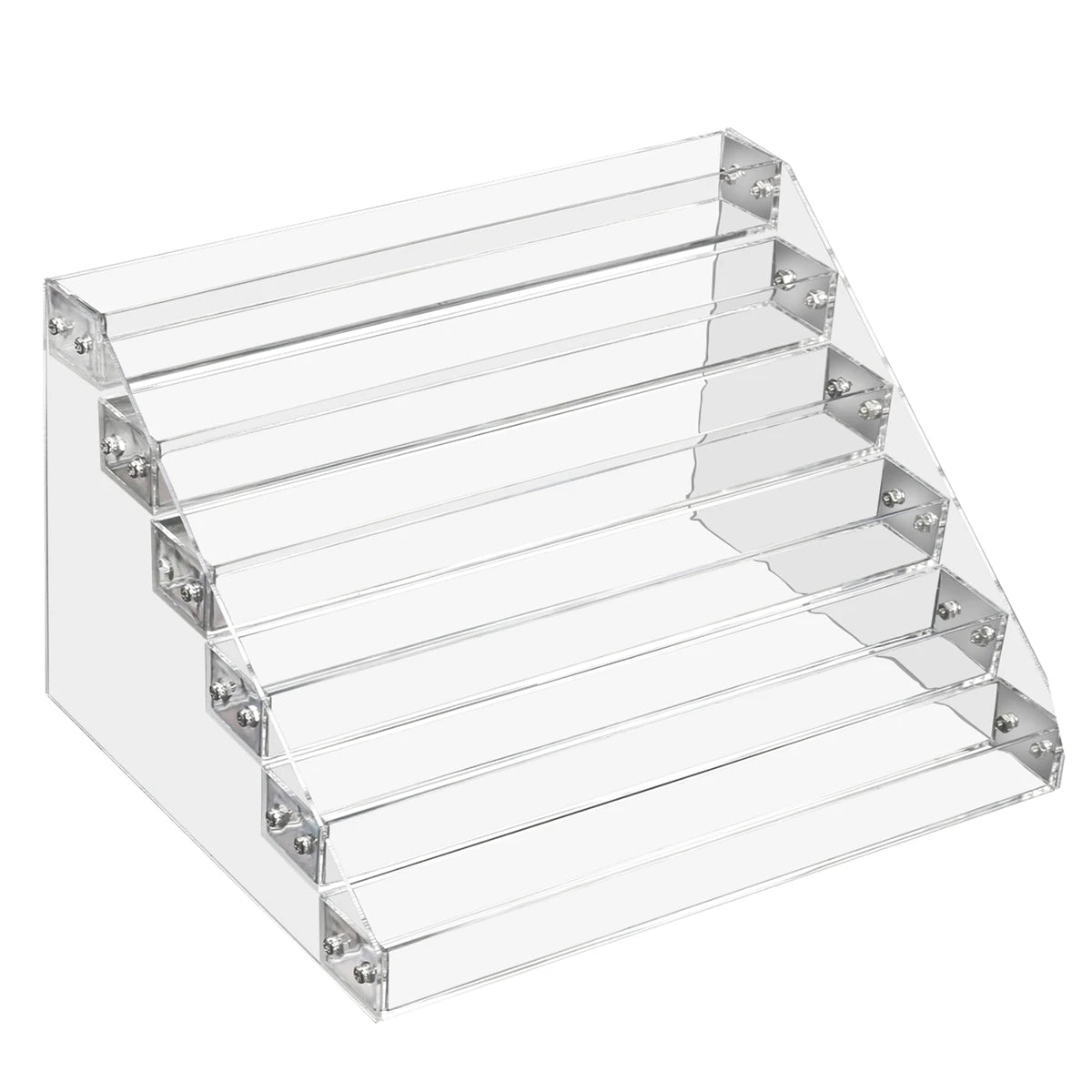 Various Sizes Acrylic Six-layer Nail Polish Stand Holder Display Nail Polish Shelf Rack Display Stand Holder Makeup Organizer