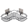 Corner Shower Caddy Storage Shelf Organizer Adhesive Sticky Pad - Bathroom Accessories for Toilet Kitchen