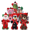 High Quality New Christmas Red Funny Soft Toys Dog Christmas Toys for Dogs