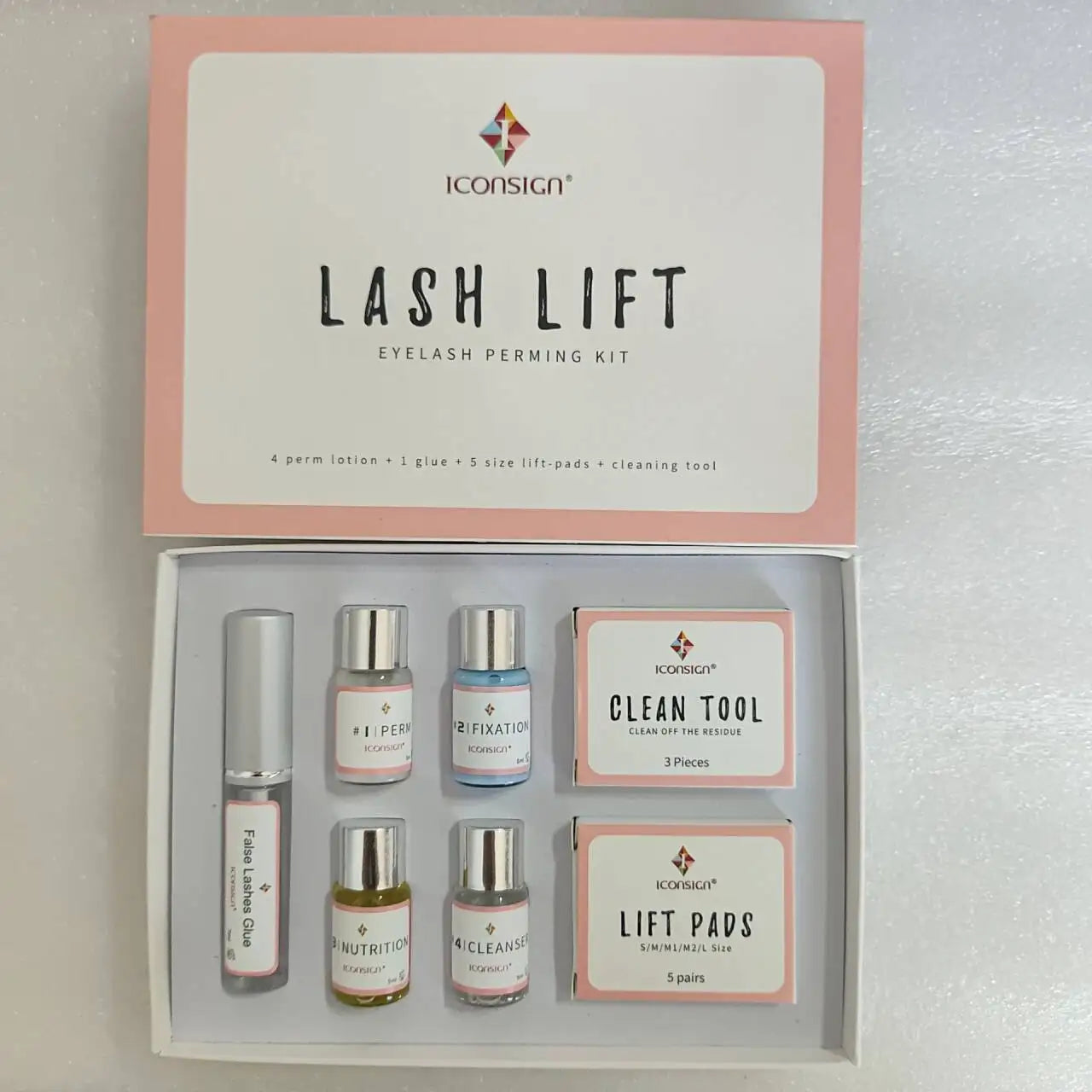 Customize Logo Lash Lift Glue Balm Perm 4 in 1 Lifting De Pestanas Eyelash Lift Kit Sachet