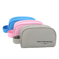 Recycle RPET ECO Friendly Pass CAD's Test Travel Organizer Bag Toiletry Wash Bag Portable Handle Pouch Promotional Gift
