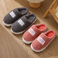 Winter new thick bottom household non-slip plush slippers for men and women cotton slippers