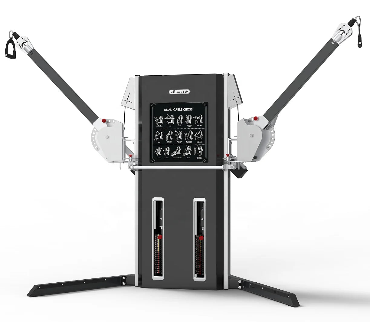 Commercial Gym Equipment Dual Cable Crossover Function Machine Portable Cable Trainer for Gym Exercise