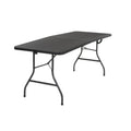 HDPE 4ft 120cm Rectangular Plastic Folding in Half Tables MegaBDM
