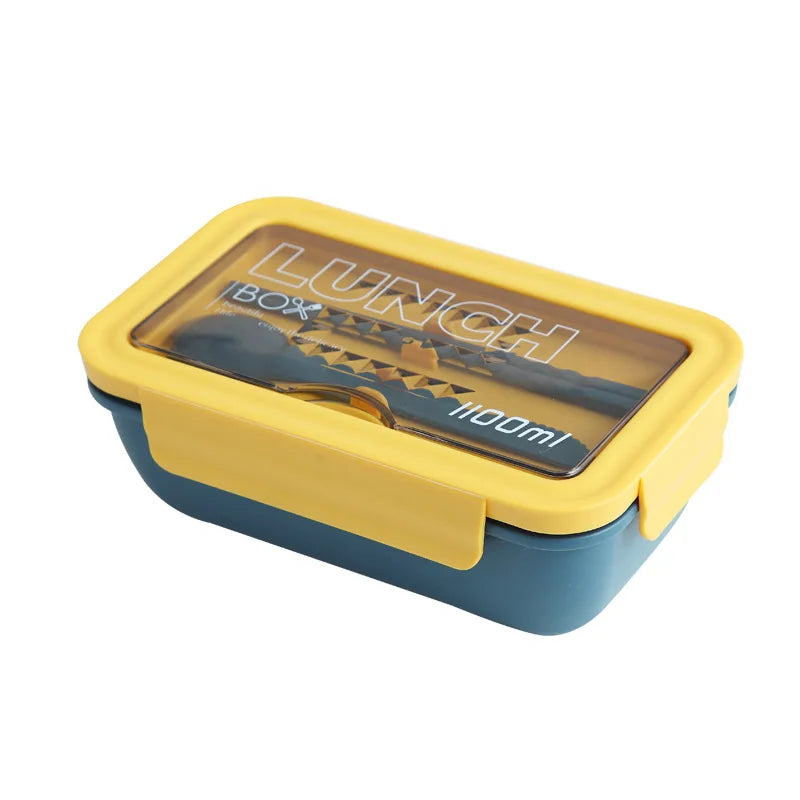 Portable Thermal School Children Food Packaging Wheat Straw Microwave Safe Bento Lunch Box Kids with Compartments Set for Adult