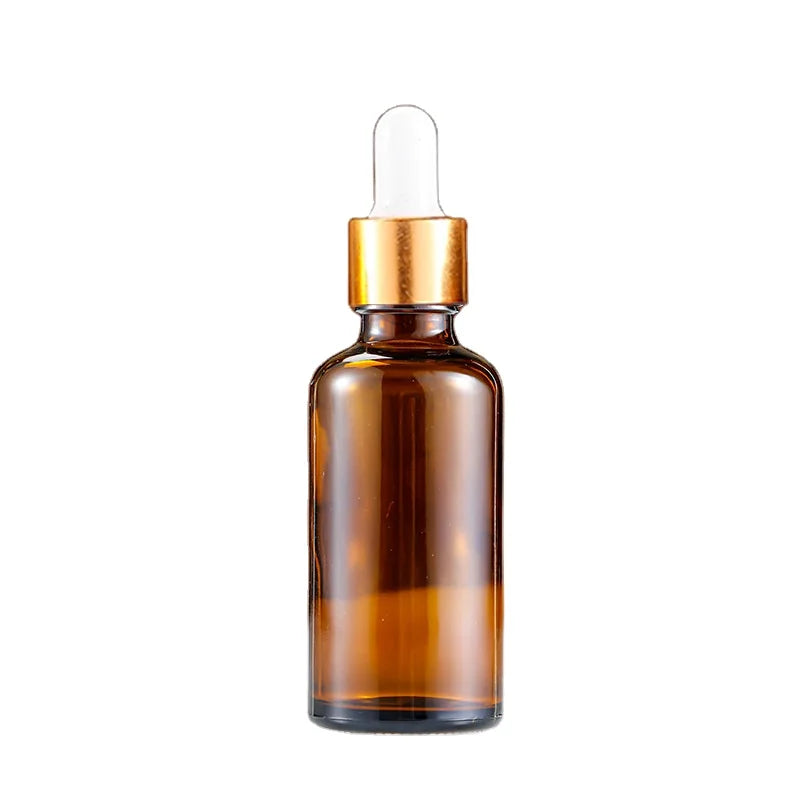 Deluxe 30ml Matte Finish Clear Glass Dropper Bottle 10ml Capacity 120ml Volume Spray Cap Cosmetic Essential Oil Also 50ml Serum