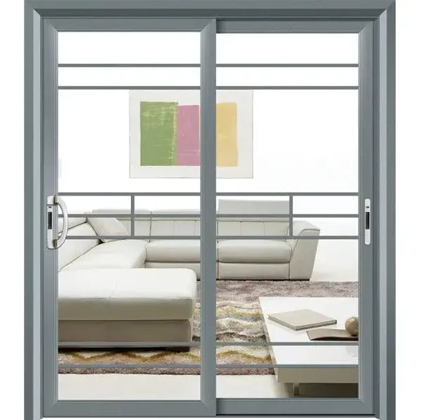 High Quantity Factory Modern Design Large Frameless Aluminum Sliding Patio Doors Double Glazing Tempered Glass 5 Year