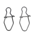 TAKEDO 100PCS/BAG 000# - 3# Stainless Steel Fishing Snap Strong Rhombus Snap Connector Hook Fishing Accessories