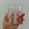 Custom logo Pick Your Own Tube Lip Oil 37 Colors Private Label Moisturizing Color Changing Vegan Fruit Flavor Lip Oil