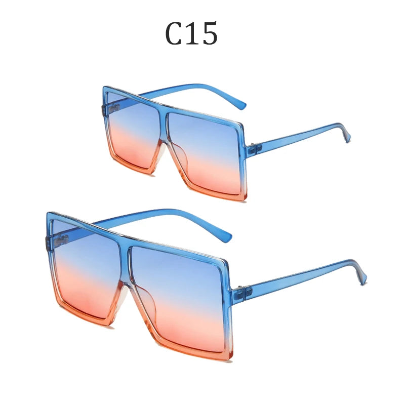 2021 Mother Daughter Matching Sunglasses 1 Set 2 Pieces 100% UV Sun Glasses Transparent Yellow Red for Women Girls Kids Mommy Me