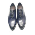 European Handmade Top-Layer Cowhide Oxford Leather Shoes Men Closed Toe Autumn Business Dress Lace-Up Classic Shoes
