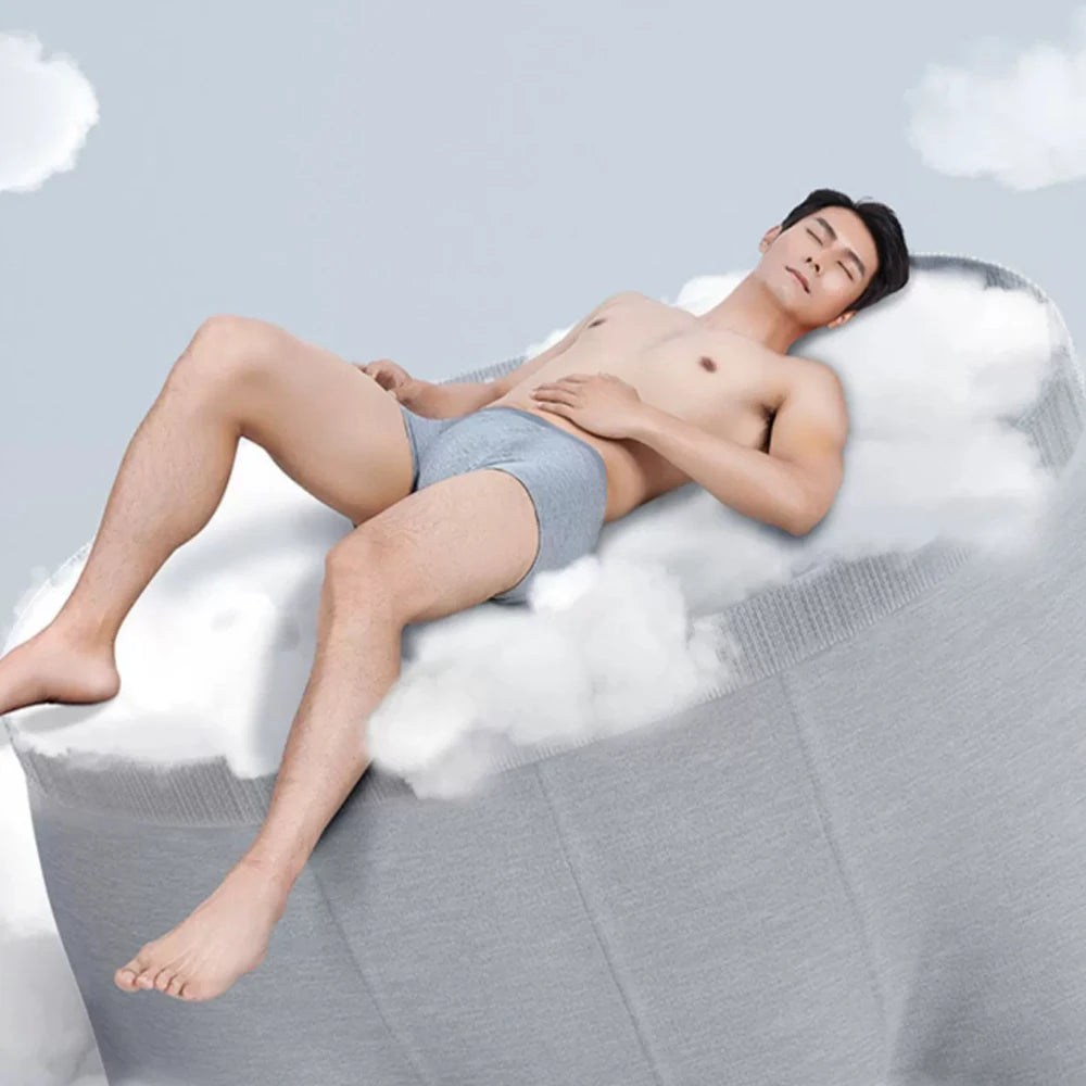 Customized Mid-Rise Disposable Cotton Panties for Men Breathable Knitted Single Use Travel Underwear Brief Plus Size Soft Briefs
