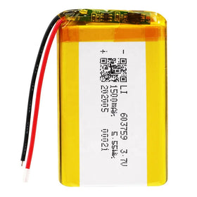 303759 403759 503759 703759 803759 603759 3.7V 1500mAh Li Polymer Battery with Pcb in Stock