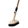 Jesun Factory Direct Long Handle Cleaning Brushes Stiff Bristle Floor Scrubber Melon Cloth for Kitchen Bathroom Wall Cleaning