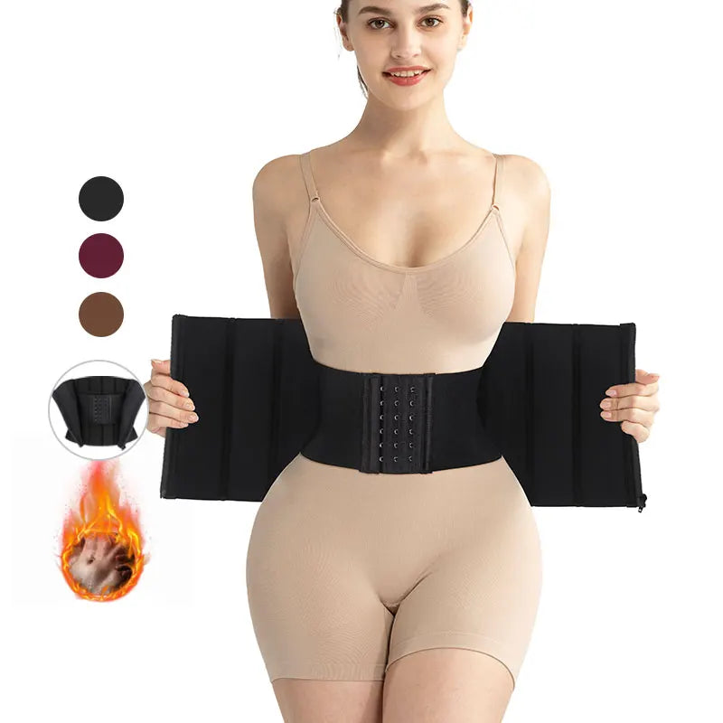 Ultra Sweat Single Belt Body Shaper Customizable Logo Waist Cincher Fitness Trainer for Women Slimming Belly Wrap Trimmer
