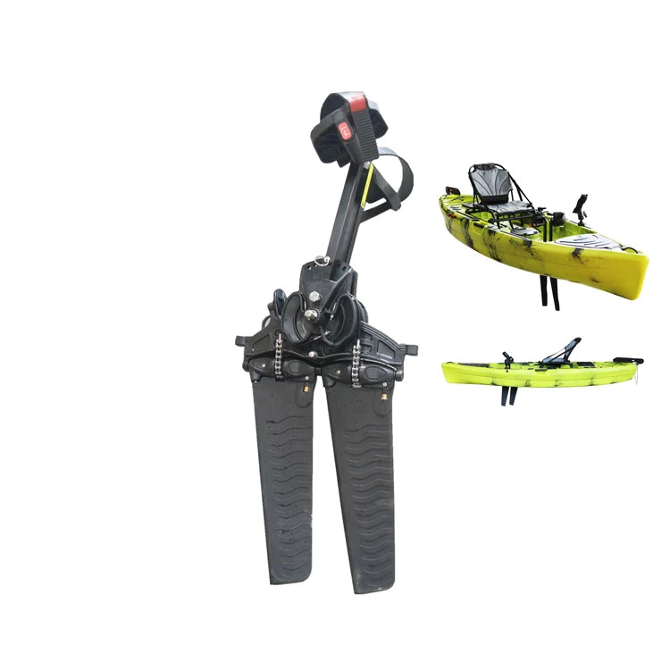 Vicking Flap Fin Pedal Drive System for Kayak Aluminum CE Canoe Kano Kajak Pedal Kayak Fishing Kayak Accessory 1 Person