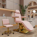 HICOMED Beautician Love Electric Gold Base Rotary Esthetic Beauty Bed Adjustable Massage Tables Especially for Beauty Salon