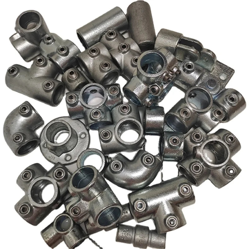 33.7mm Hot Dip Galvanized Pipe Key Clamp Tube Scaffold Handrail Fitting for Fence Railing