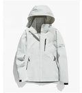 Unisex Mountain Waterproof -Tex 10000mm Softshell Jacket Breathable 3-Layer Outdoor Gear Zipper Windproof Print Autumn