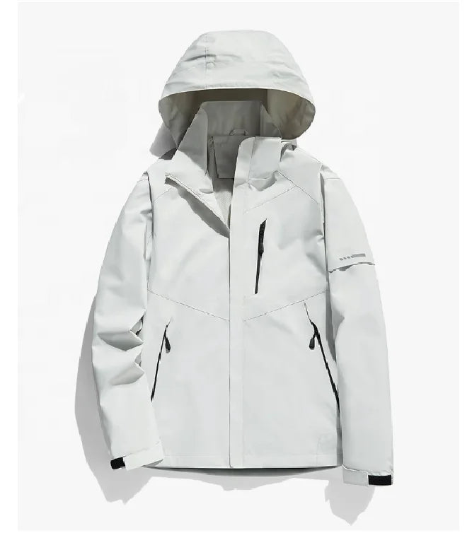 Unisex Mountain Waterproof -Tex 10000mm Softshell Jacket Breathable 3-Layer Outdoor Gear Zipper Windproof Print Autumn