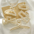 AA01072 Claw Pearl Hair Claw Clips Large Strong Hold Hair Clips for Woman Fashion Accessory