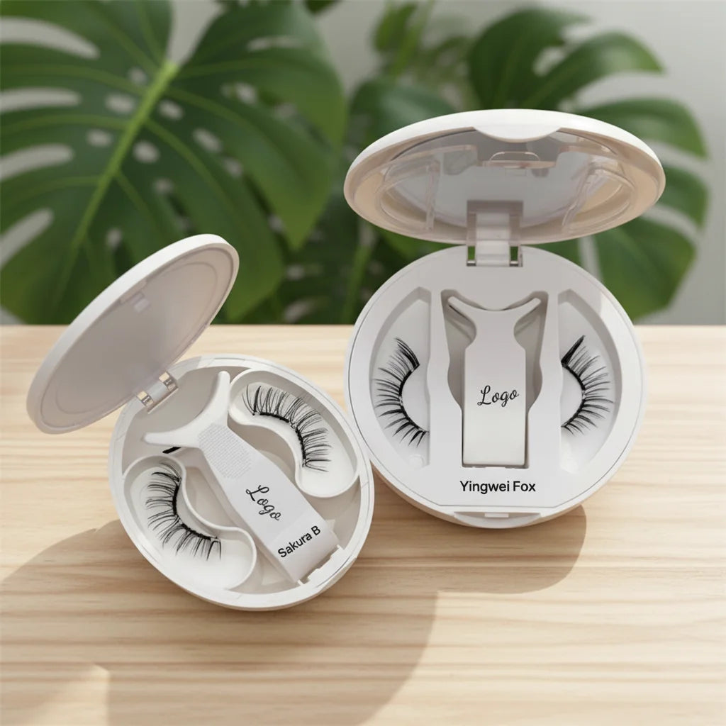 2026 New Arrival Soft Magnetic Lashes Magnetic Eyelashes Wispy with Dustproof Lash case