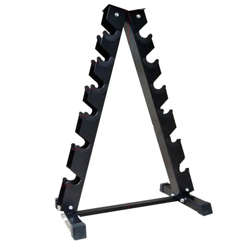 NJ Fitness Equipment Indoor Household Gym Storage Rack 12pairs Weight Racks 3 Tier Fitness Hex Dumbbell Rack Storage