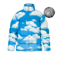 Custom Design Logo Oversized Wholesale Thin Ultra Light Cotton Fabric for Men Sublimated Print Padded Bubble Down Coats Puffer J