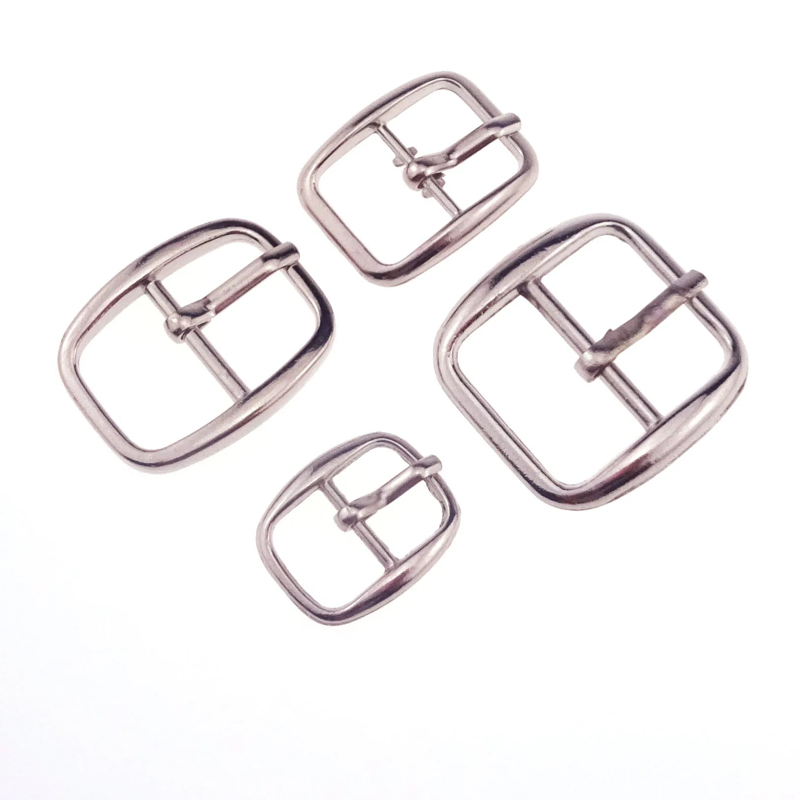 Hot Sale Rectangular Metallic Single Prong Pin Shoes Buckles Purse Strap Buckle