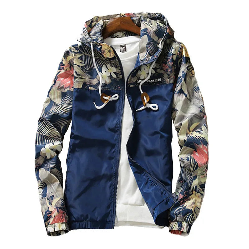 Hot Sale Camouflage Jackets Men Casual Spring Hooded Sportswear Camo Jacket