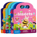 6 Different Funny Scenes Activity Removable Cardboard Stickers Book for Kids Perfect Rewards for Toddlers Parents Teachers