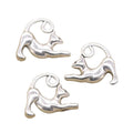 Charms Lazy Cat 15x18mm Handmade Making FitVintage Tibetan Silver Color PendantsDIY for Bracelet Necklace