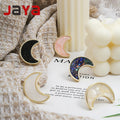 JAYA Moon Shape Zinc Handles Knobs for Children's Room Kitchen Bedroom Outdoor Cabinet & Dresser Door Drawer Knobs