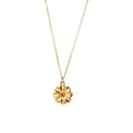 Wholesale New Fashion 18K Gold Plated Stainless Steel Chrysanthemum Flower Pendant Link Chain Daisy Necklace for Women Trendy