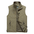 LAYENNE Multi-pocket Quick-drying Man Work Cargo Oversized Photographer Black Mesh Utility Windproof Outdoor Fishing Men's Vest