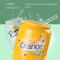 Creative Factory Customized Ceramic Coffee Mugs with Straw Cap  Straw 450ml Drinking Cup for CoffeeJuiceMilkTeaWater