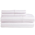 100% Organic Bamboo Lyocell Oeko-TEX Certified Luxuriously Soft & Cooling Silky Sheet Sets 4 Bedding Sheets & Pillowcases White