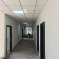 KENTE Suspended Drop Ceiling Tiles Regular 2*4 Mineral Fiber Board Square Shape for Apartment Use