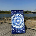 170*90Cm Sublimated Oversized Tie-dye Luxury 100% Cotton Beach Towels With Swimming Pool Towel